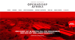 Desktop Screenshot of operndorf-afrika.com